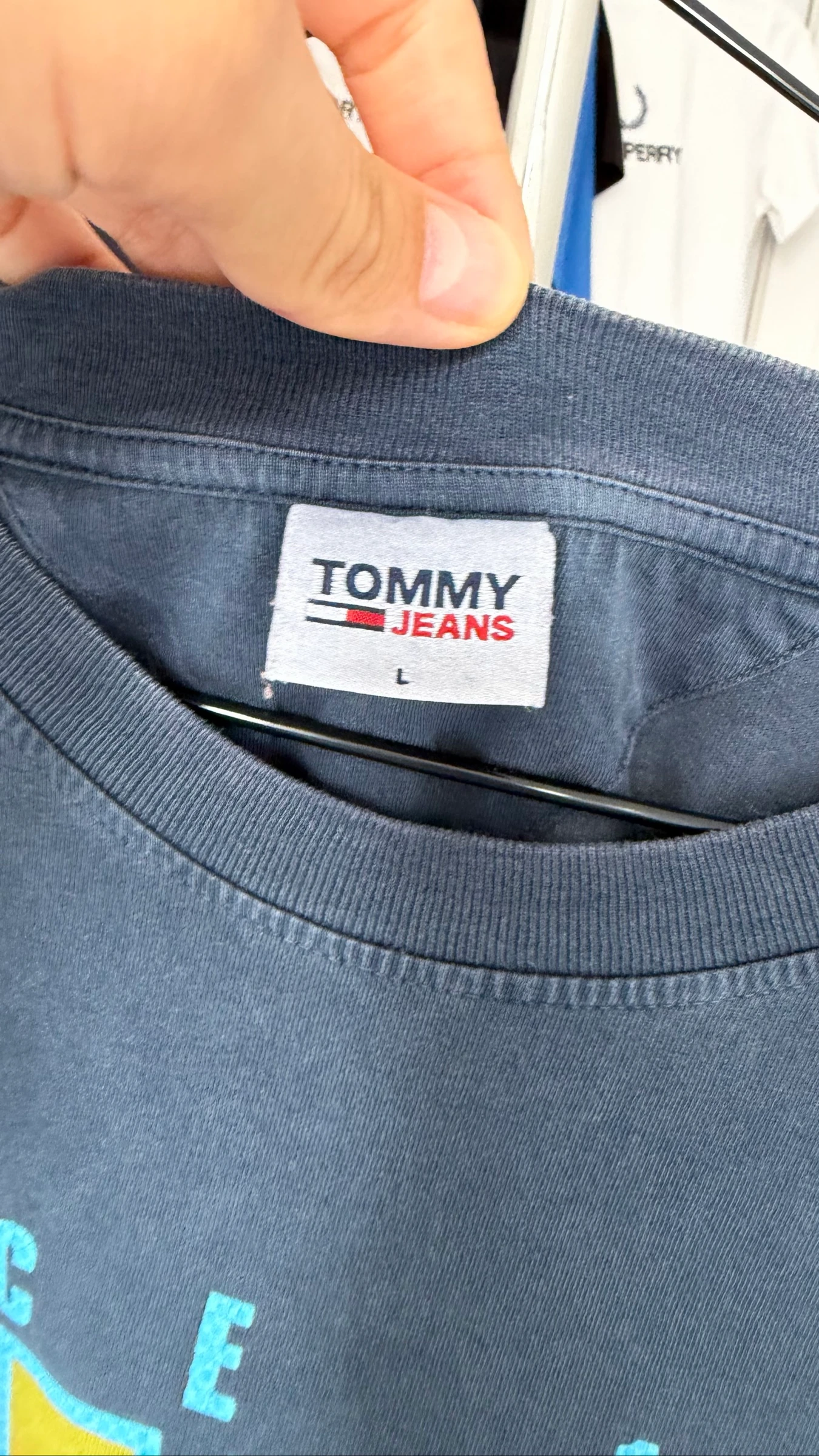 Camiseta vintage Tommy Jeans NYC – tamanho G – photo 4